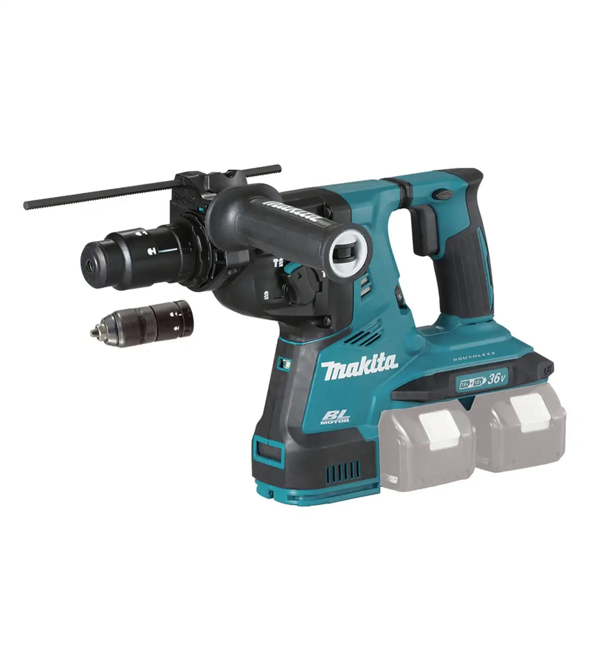 Makita – Akumulatorska bušilica-čekić DHR283Z by Makita Aku bušilice, odvijači i čekići