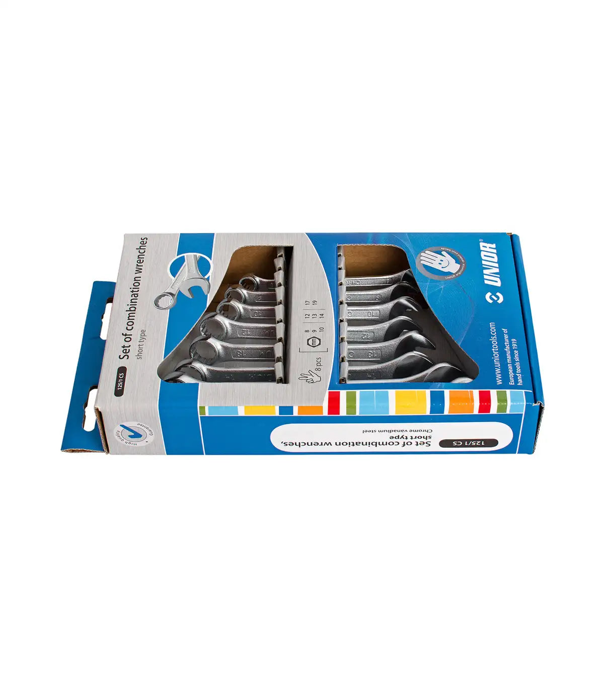 Unior – Ključevi viljuškasto – okasti u kartonskoj kutiji 125/1CS by Unior Ključevi i pribor