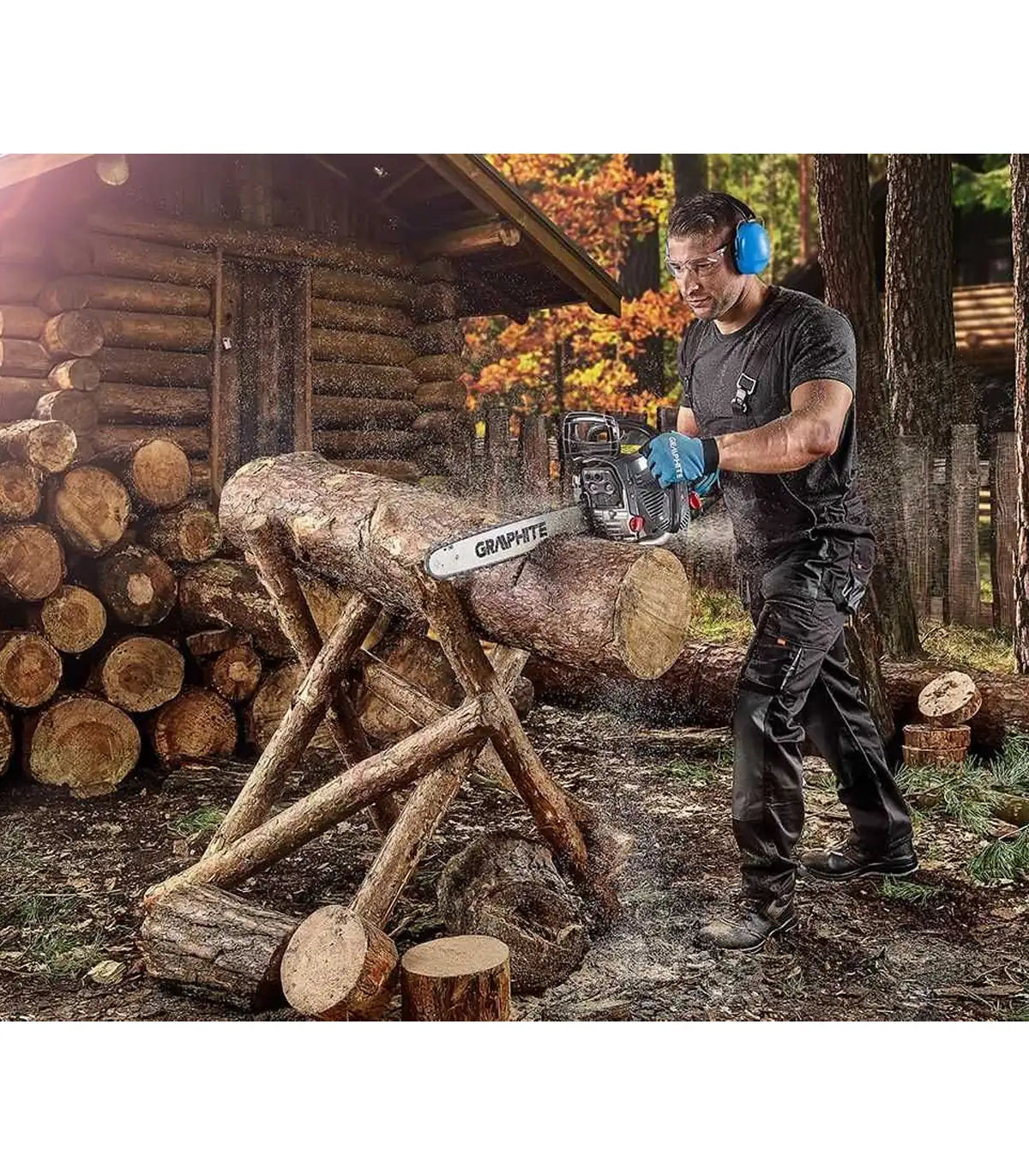 Graphite – Motorna pila 2,0 kW 58G952 Lančane pile za drvo (motorke)