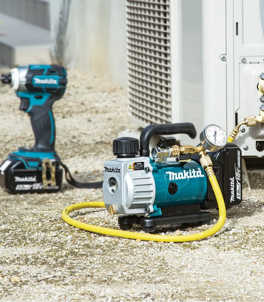 Makita – Akumulatorska vakuum pumpa za freon DVP180Z bez baterije i punjača Aku razni alati