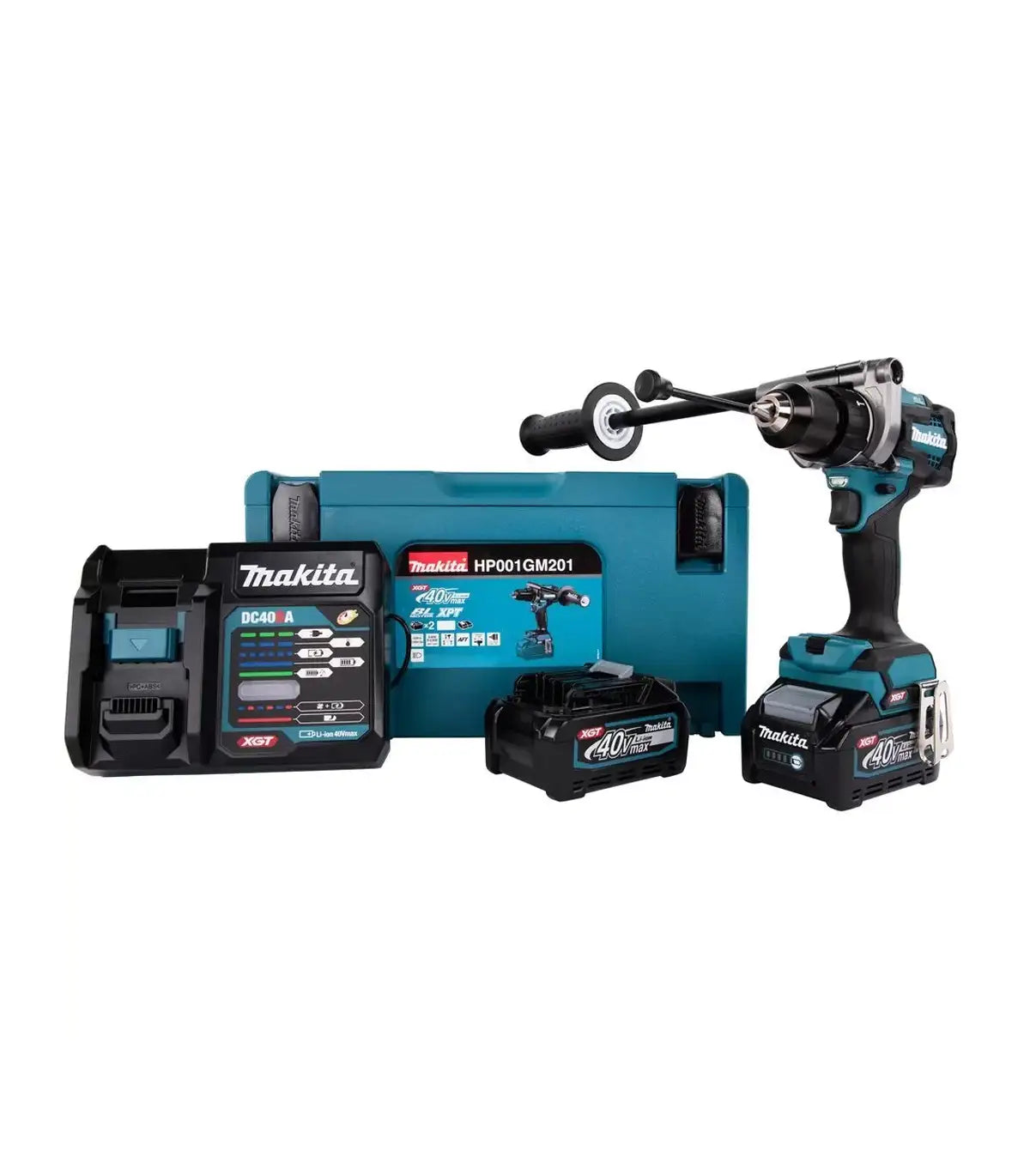 XGT MAKITA 40V – Akumulatorska udarna bušilica – odvijač HP001GD201 by Makita Aku bušilice, odvijači i čekići - detalj 2