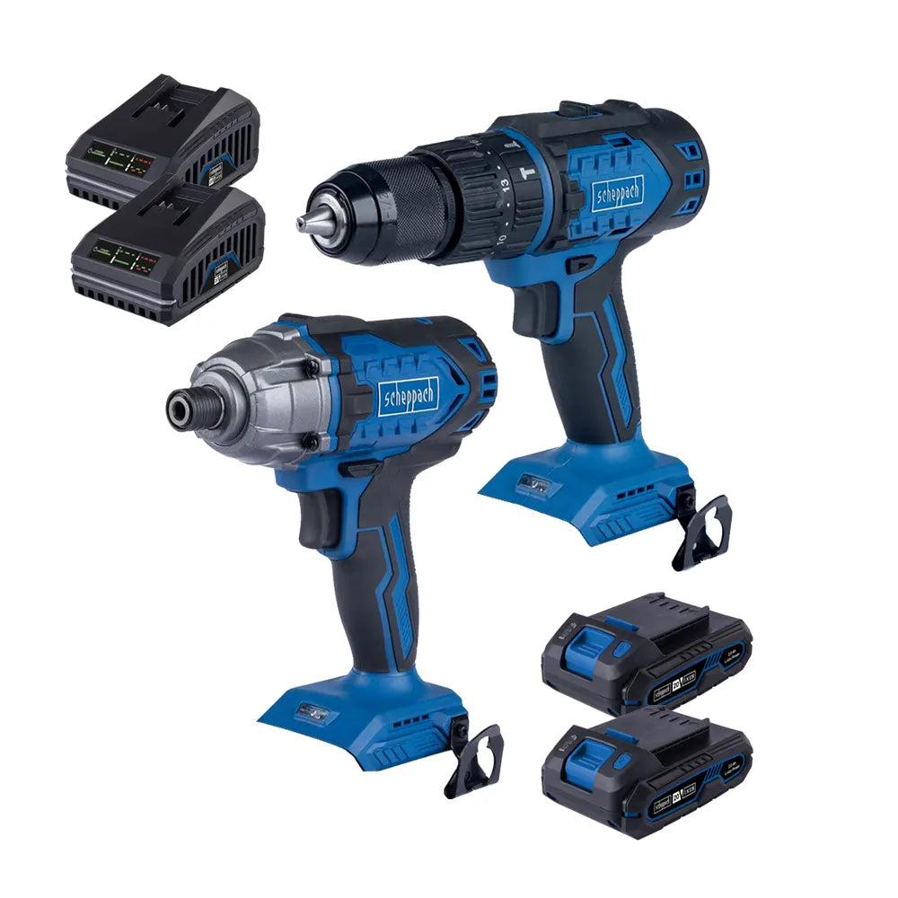 Scheppach aku set udarni odvijač i aku udarna bušilica Brushless IXES 7 - Scheppach - IXES 7 - Akumulatorski alati > Aku