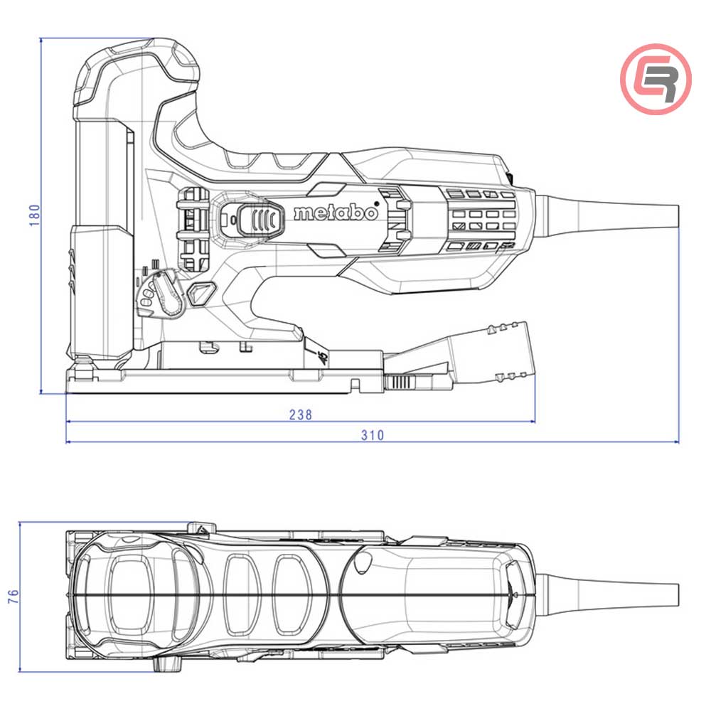 Metabo Pila Ubodna STE 100 Quick Elektronik 710 W U Koferu – 601100500 by Metabo 601100500 Pile Ubodne - detalj 4