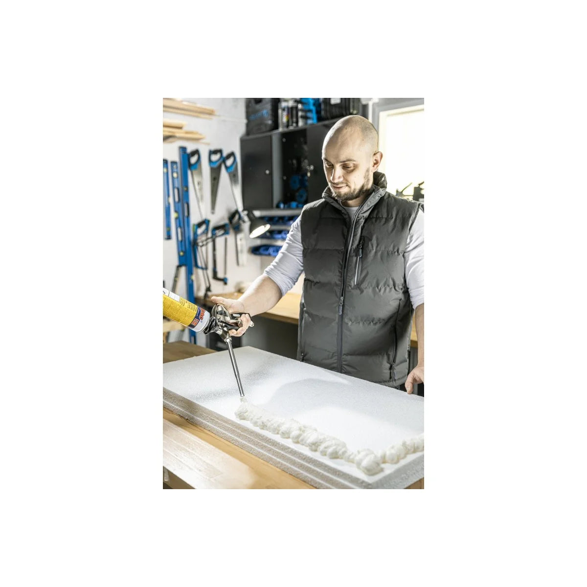HOEGERT pištolj za PU pjenu aluminijumski teflonski HT4R422 - Hoegert - HT4R422 - Ručni alat > Pištolji za silikon - detalj 2