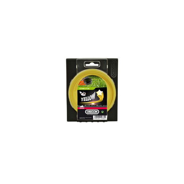 Silk za trimer, yellow starline 2mm x 15m
