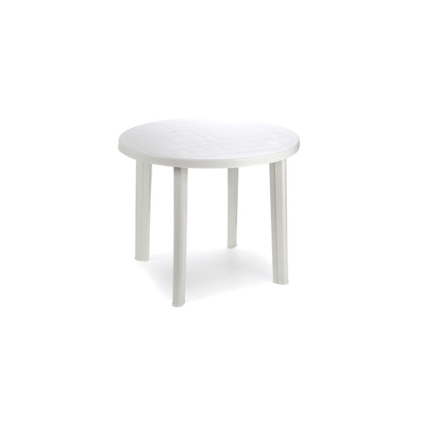 Bastenski sto plasticni TONDO beli - Plastični stolovi - SKU 030758
