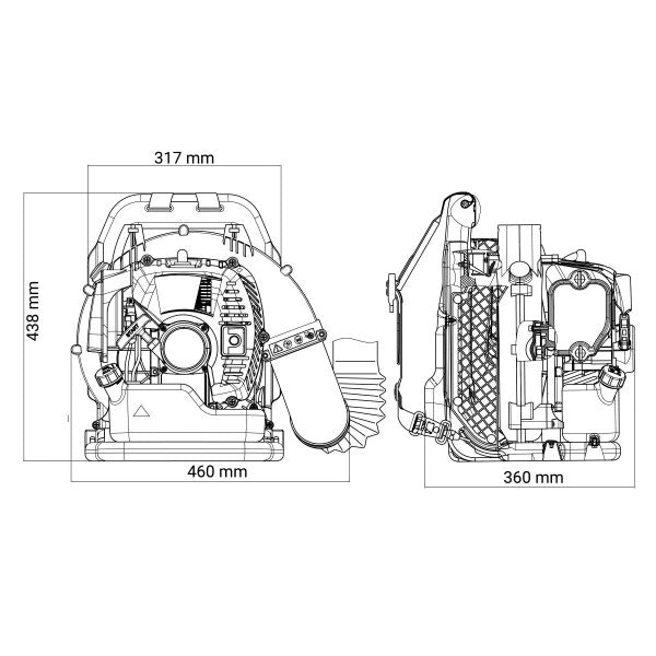 Motorni duvac za lisce VB 5290E - Motorni duvači - SKU 037054