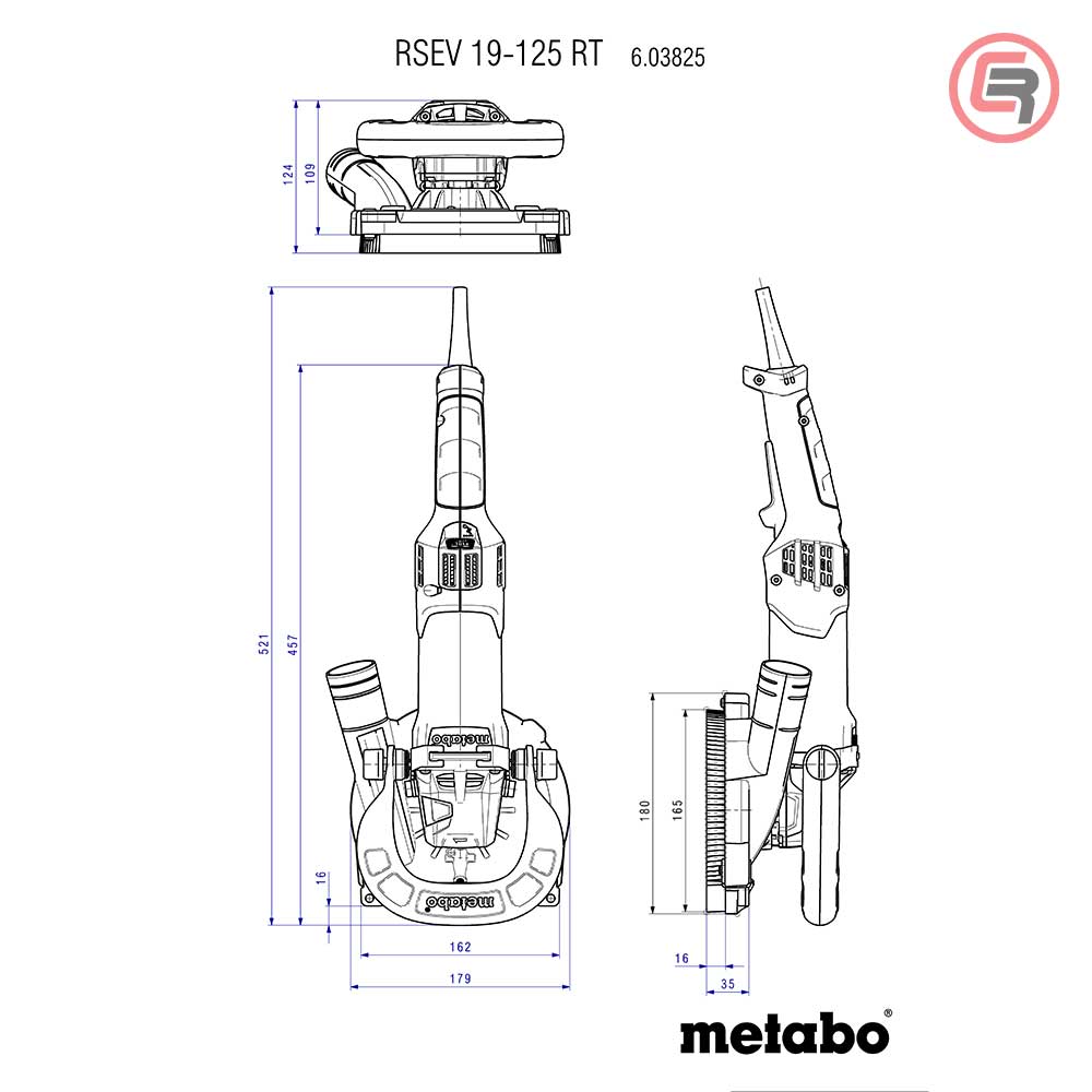 Metabo Brusilica Za Beton RSEV 19-125 RT Renovation 125 mm / 1.900 W – 603825700 by Metabo 603825700 Alati Za Obradu