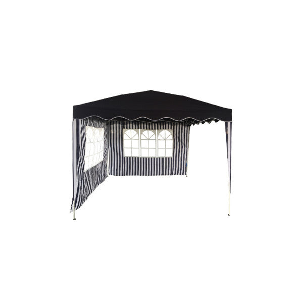 Tenda 3X3 plavo/bela sa bocnim stranama - Suncobrani i tende - SKU 047019