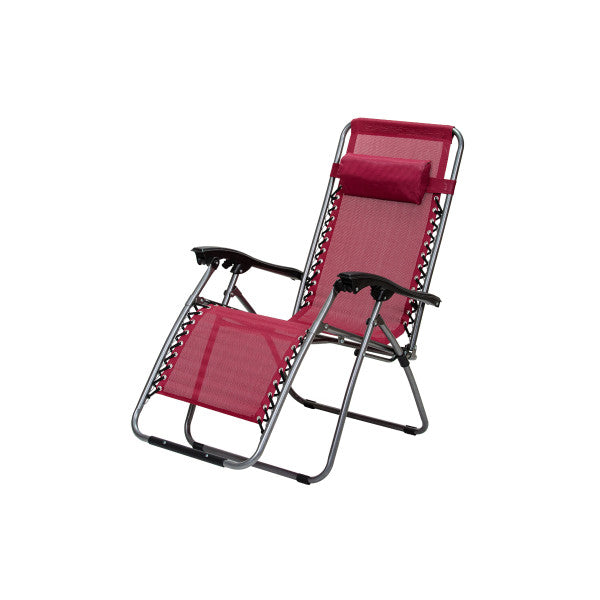 Stolica podesiva sa jastukom-metalna MESSINA - crvena - Metalne stolice - SKU 055680