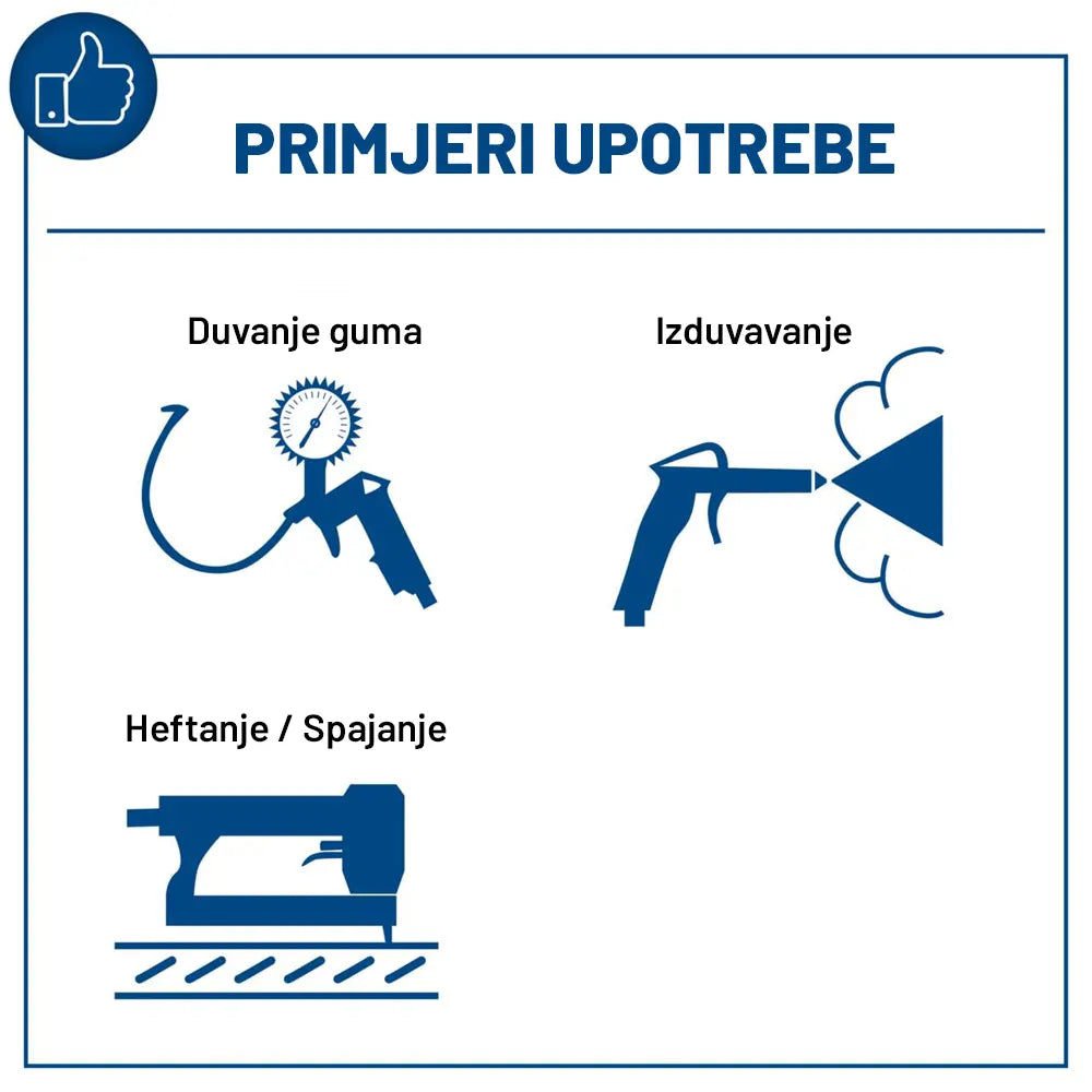 Scheppach bezuljni kompresor za vazduh HC10-Twin - Scheppach - HC10-Twin 7.5 litara - Kompresori i zračni alat > Kompresori