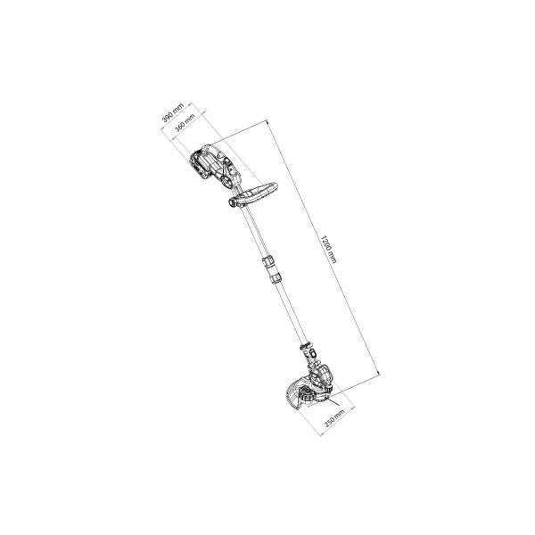 Fuse akumulatorski trimer Villager BC 2320 - Fuse trimeri - SKU 060104 - detalj 14