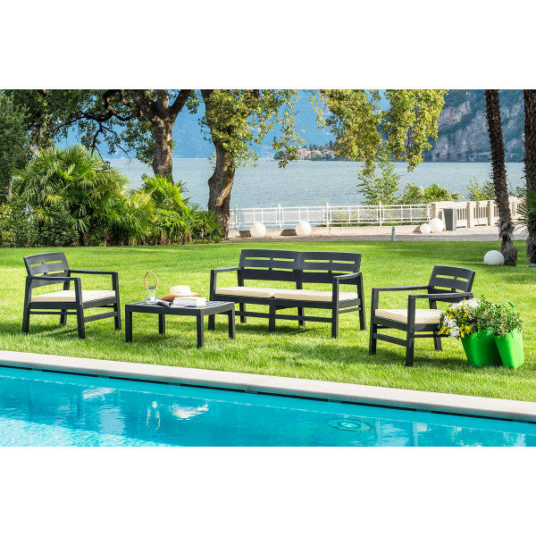 Baštenski set sa jastucima - Java - Plastični setovi - SKU 080621