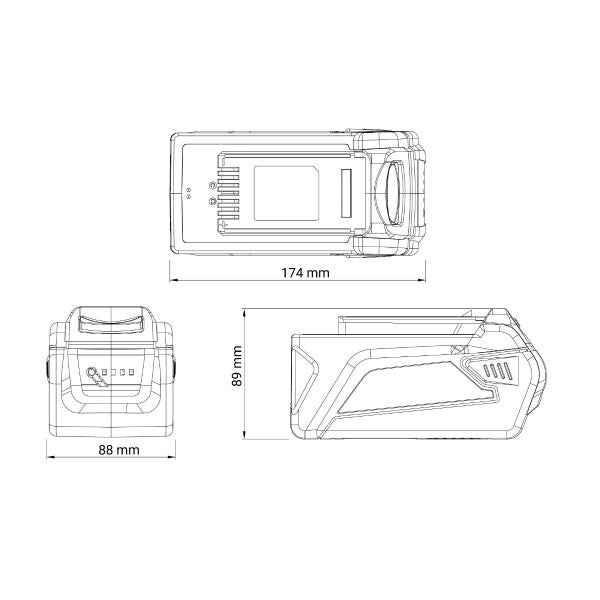 ZEN baterija 40V 8.0Ah - ZEN baterije - SKU 082472