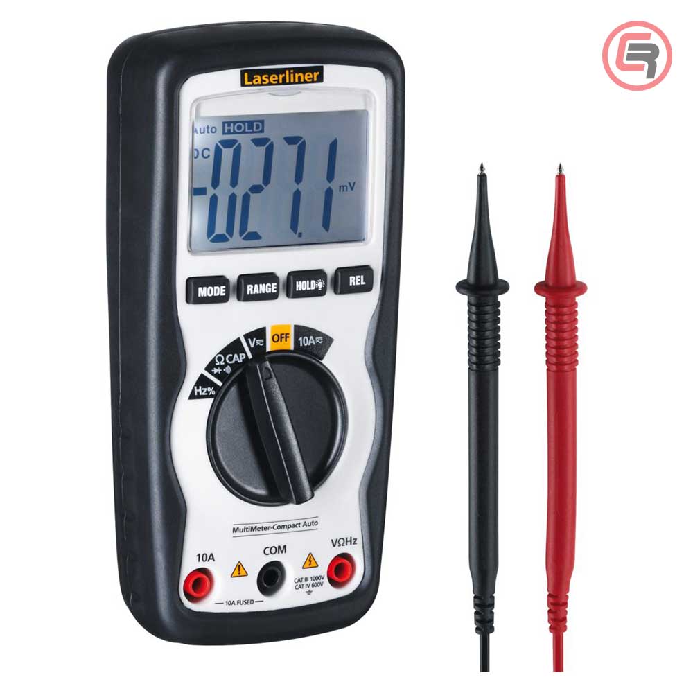 Laserliner Multimetar Digitalni MultiMeter-Compact CAT III 1000V / CAT IV 600V – 083.034A by Laserliner 083.034A Mjerni