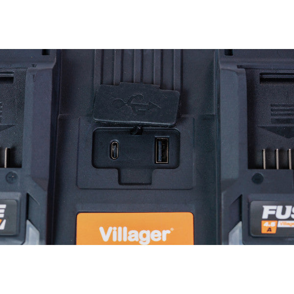 FUSE 18V Dvostruki brzi punjač 2 x 4,5A - Fuse punjači - SKU 083384