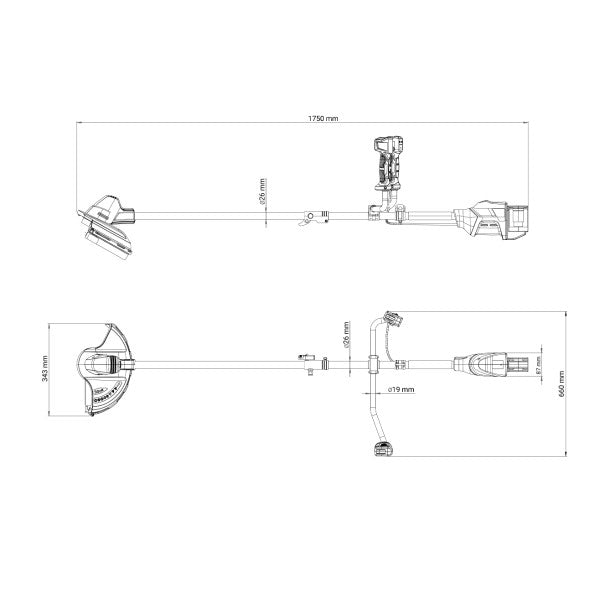 FUSE akumulatorski trimer Villager BC 3140 - Fuse trimeri - SKU 088685