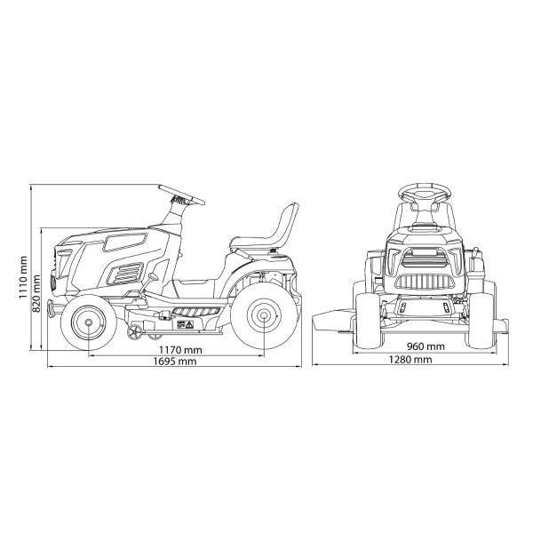 Traktor kosačica AGM LTM 98-25 - Benzinski traktori - SKU 088791