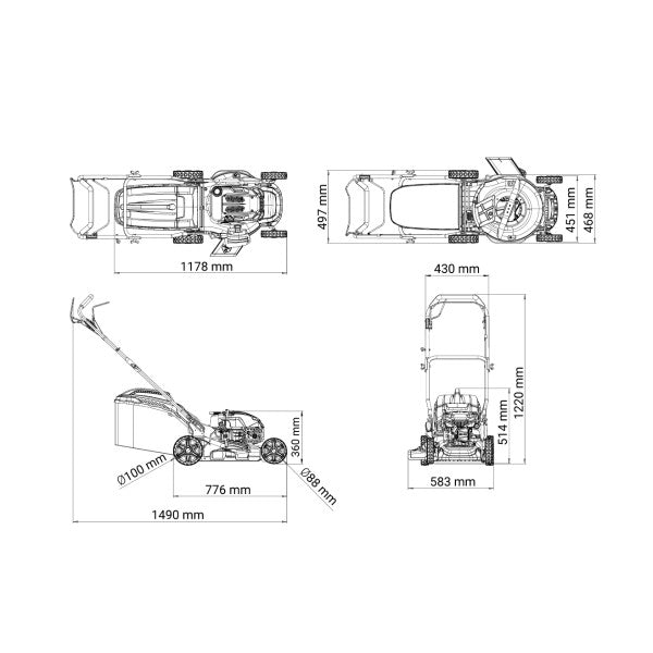 Motorna kosačica EAGLE 3111 V - Motorne kosačice - SKU 088952
