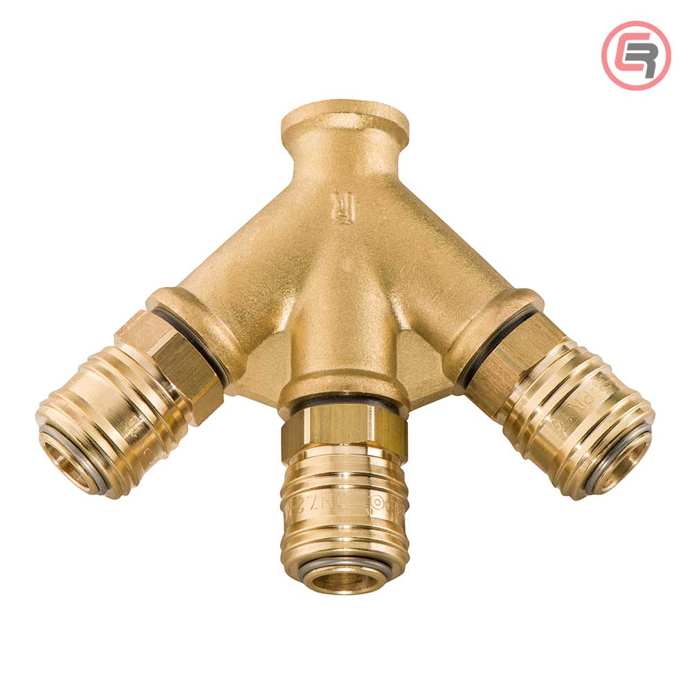 Metabo Razdjelnik Zraka 3 – Strani Sa Brzim Spojnicama 3/8″ – 0901026653 by Metabo 0901026653 Pribor Za Pneumatske Alate i