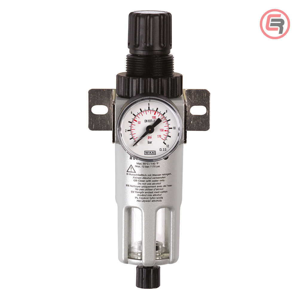 Metabo Regulator Pritiska Sa Odvajačem Vlage 1/2″ i Manometrom FR 200 max 14 bara – 0901063885 by Metabo 0901063885 Pribor