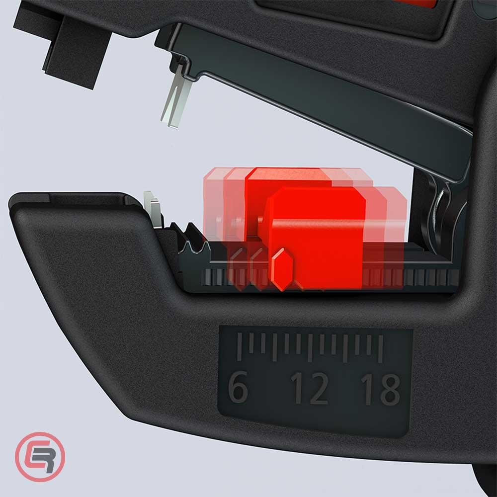 Knipex Kliješta Za Skidanje Izolacije ComStrip 0,2 – 6,0 mm2 Automatska – 12 62 180 by Knipex 12 62 180 Kliješta - detalj 8