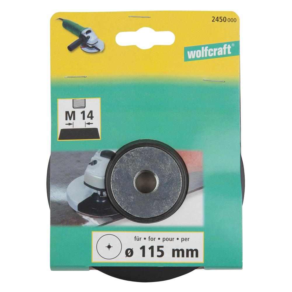 Wolfcraft Disk Podložni Za Brusni Papir 115 mm / M14 – 2450000 by Wolfcraft 2450000 Četke, Brusni Kolutovi, Diskovi Za