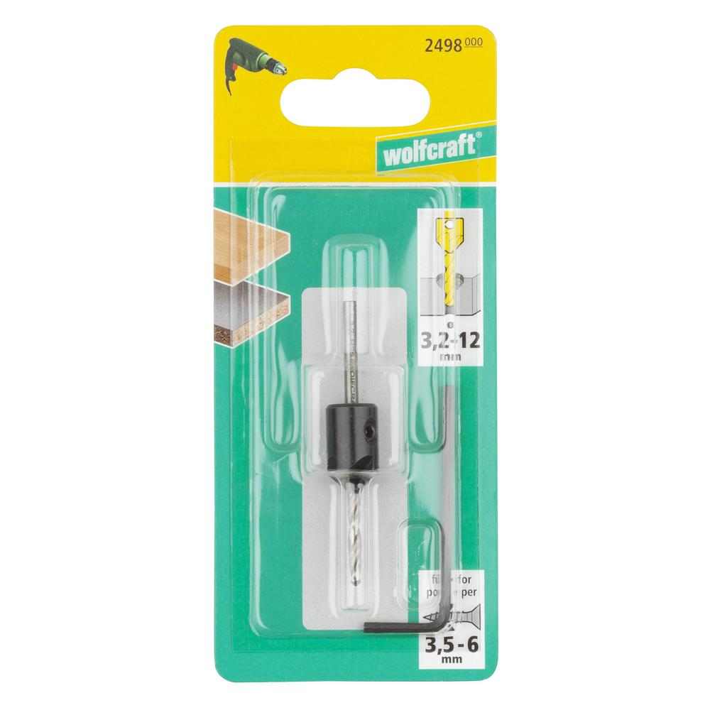 Wolfcraft Svrdlo Za Predbušenje Sa Upuštačem fi 3,2 / 12 mm – 2498000 by Wolfcraft 2498000 Burgije / Svrdla - detalj 4