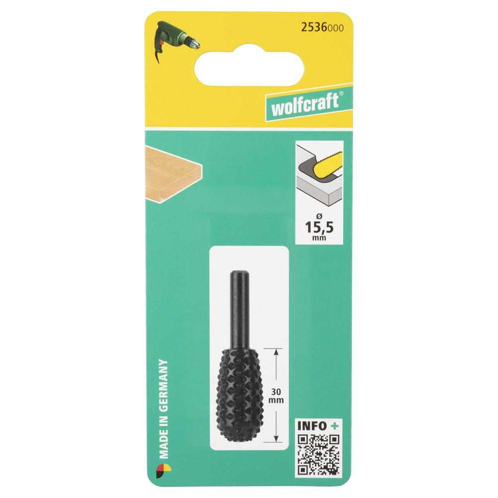 Wolfcraft Turpija Oblik Kapi fi 15,5×30/55 mm Prihvat 6,35 mm – 2536000 by Wolfcraft 2536000 Četke, Brusni Kolutovi