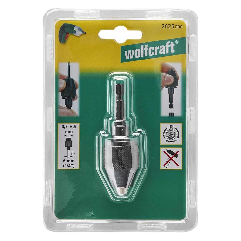Wolfcraft Glava Brzostezna 0,5-6 mm Prihvat 1/4″ – 2625000 by Wolfcraft 2625000 Adapteri i Stezne Glave - detalj 4