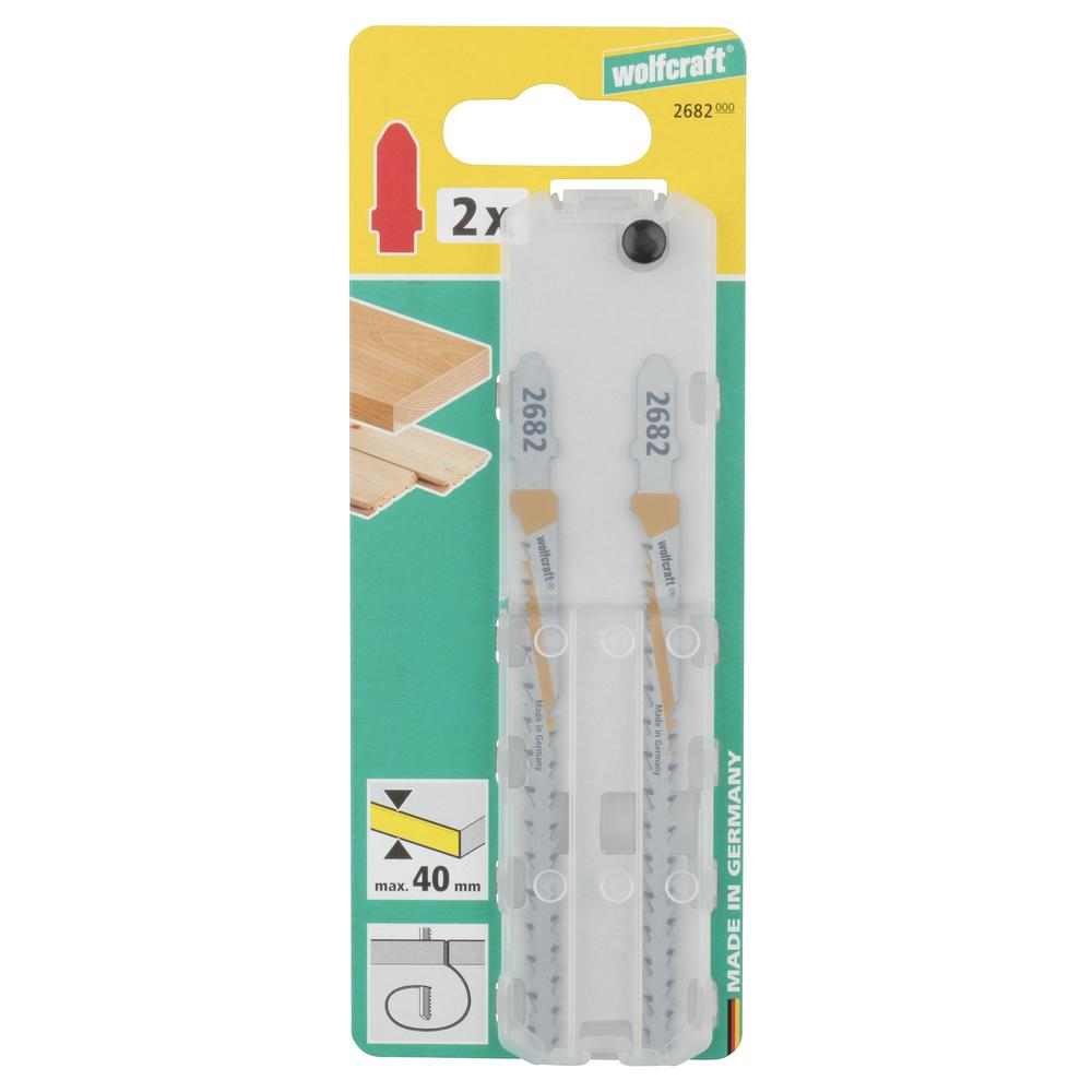 Wolfcraft Ubodne Pilice Za Drvo HCS Obostrano Nazubljene 55/90/2,2/3,2mm / 2 kom – 2682000 by Wolfcraft 2682000 Pribor Za