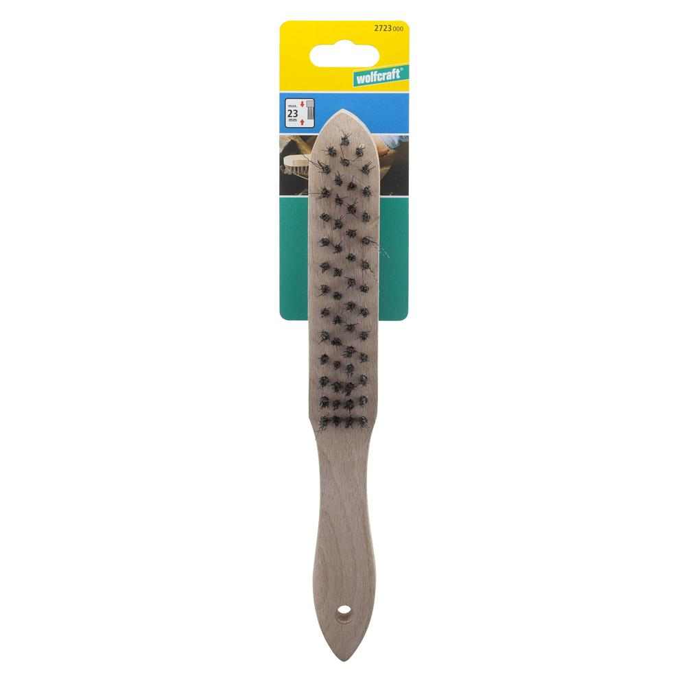 Wolfcraft Četka S Plastičnom Drškom 265/125x30x0,3 mm Mesingana Žica – 2716000 by Wolfcraft 2716000 Ostali Alati i Pribor