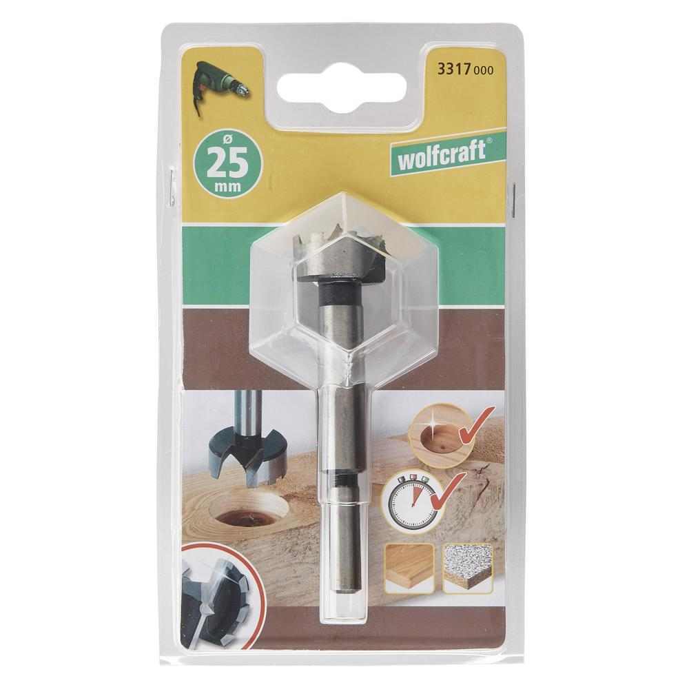 Wolfcraft Glodalo Cilindrično Forstner fi 25 x 90 mm Prihvat 8 mm – 3317000 by Wolfcraft 3317000 Krune, Glodala - detalj 6