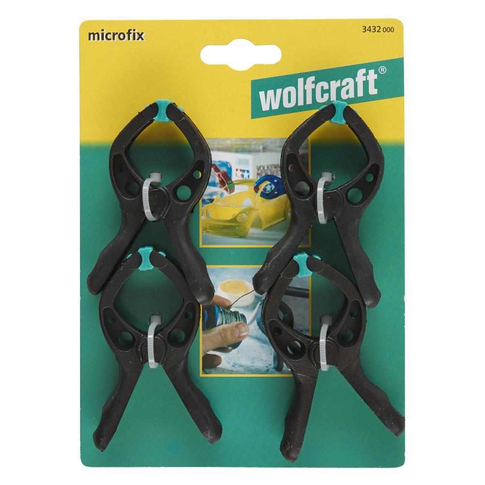 Wolfcraft Stega Mini Sa Oprugom Microfix 30 mm / 4 kom – 3432000 by Wolfcraft 3432000 Stege - detalj 4
