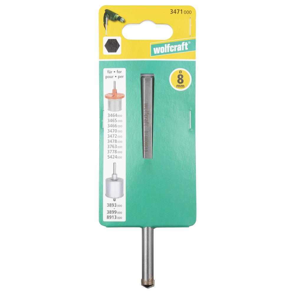 Wolfcraft Svrdlo Za Centriranje fi 8 / 140 mm Za Dijamantne Krune – 3471000 by Wolfcraft 3471000 Burgije / Svrdla - detalj 2