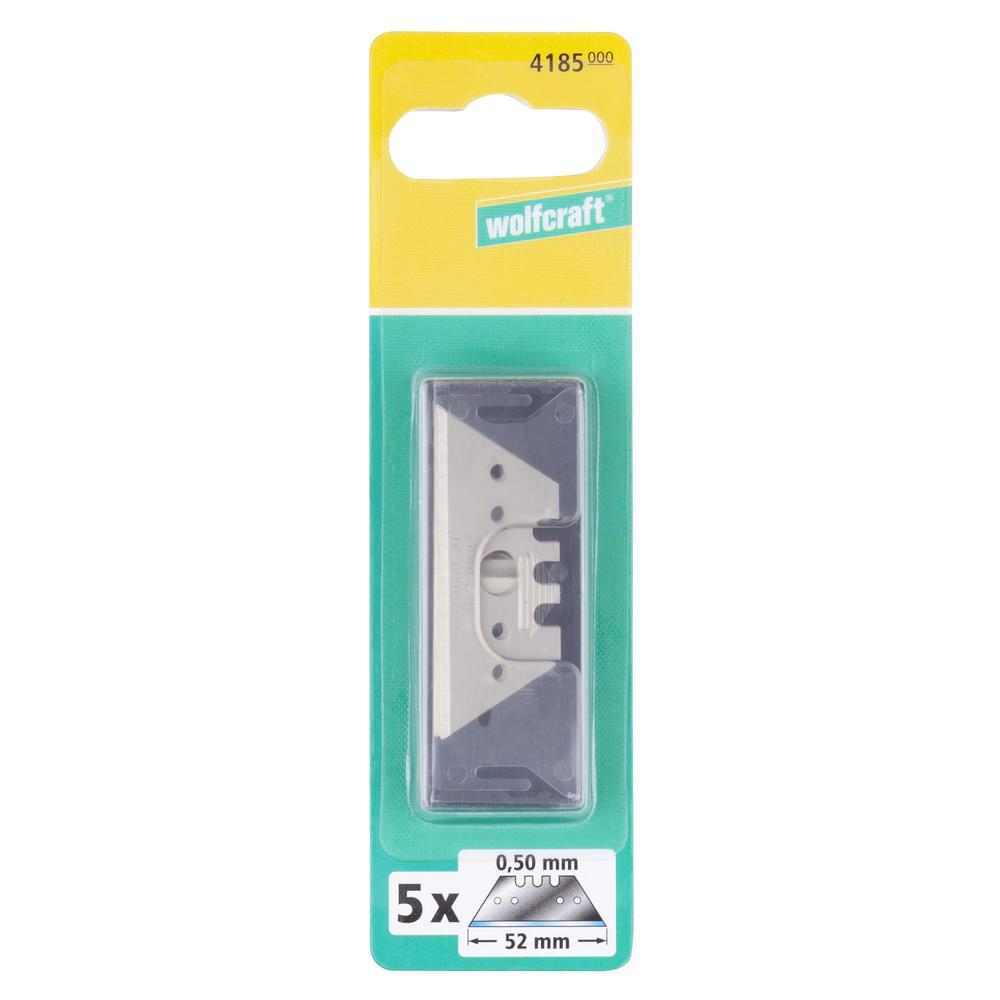 Wolfcraft Oštrice Za Skalper Trapezne 0,50 x 52 mm / 5 kom – 4185000 by Wolfcraft 4185000 Ručni Rezni Alat i Pribor