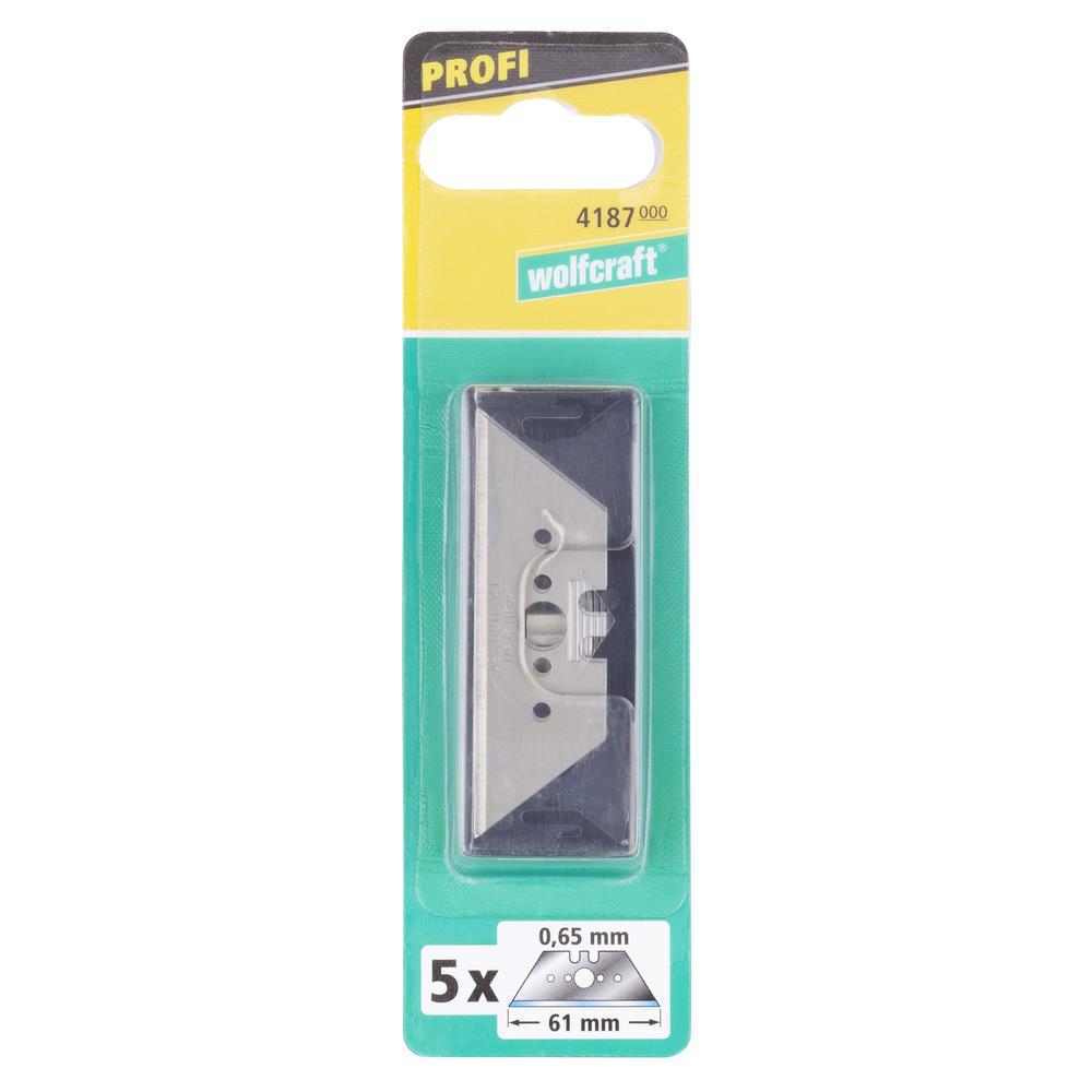 Wolfcraft Oštrice Za Skalper Trapezne Profi 0,65 x 61 mm / 5 kom – 4187000 by Wolfcraft 4187000 Ručni Rezni Alat i Pribor