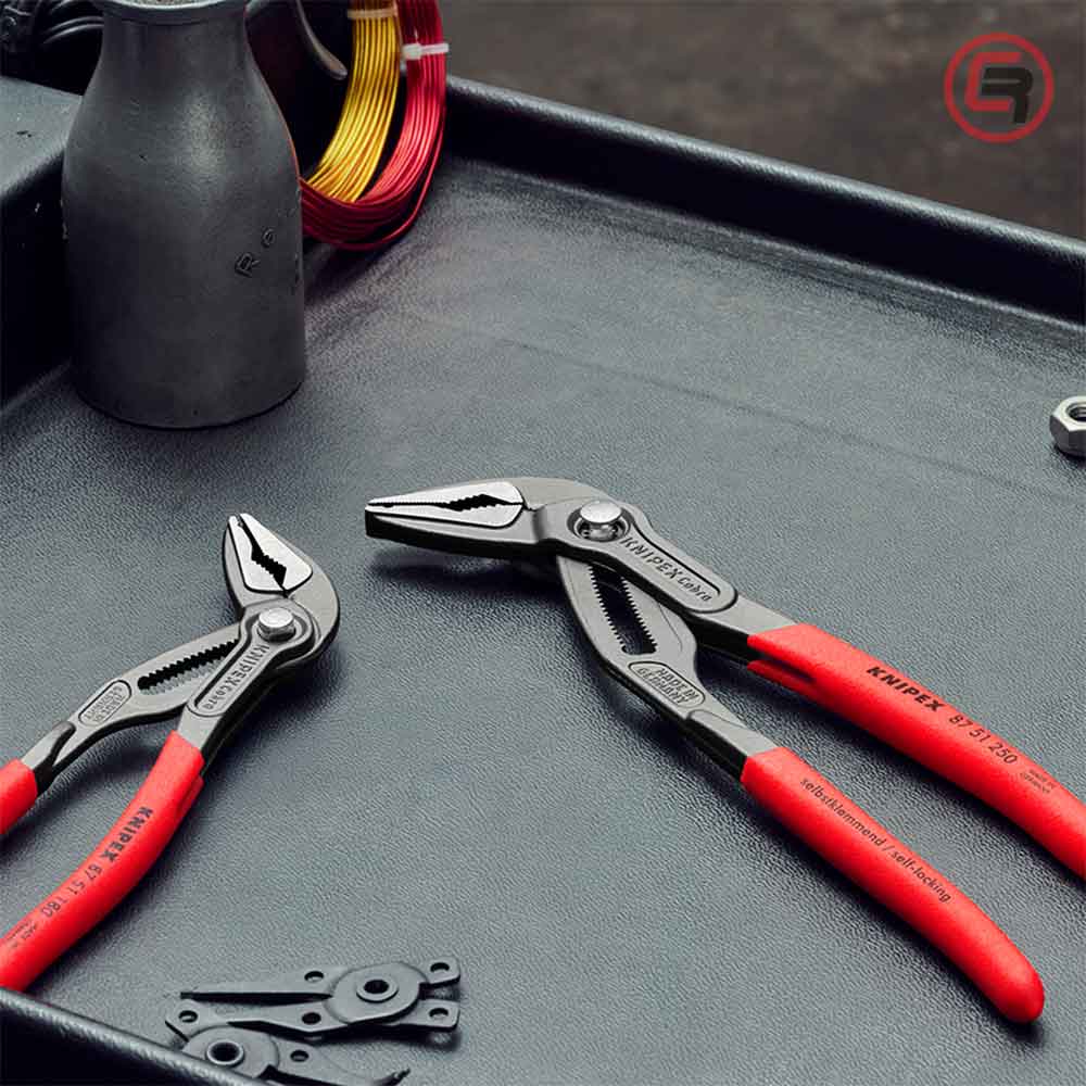 Knipex Kliješta Papige / Papagajke Cobra ES 180 mm Ekstra Tanka – 87 51 180 by Knipex 87 51 180 Kliješta - detalj 9