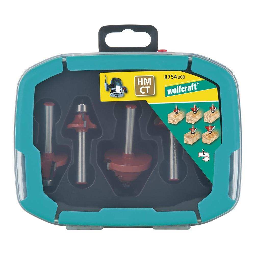 Wolfcraft Set Glodala HM Profilnih Za Drvo / 5 dijelni – 8754000 by Wolfcraft 8754000 Krune, Glodala - detalj 5