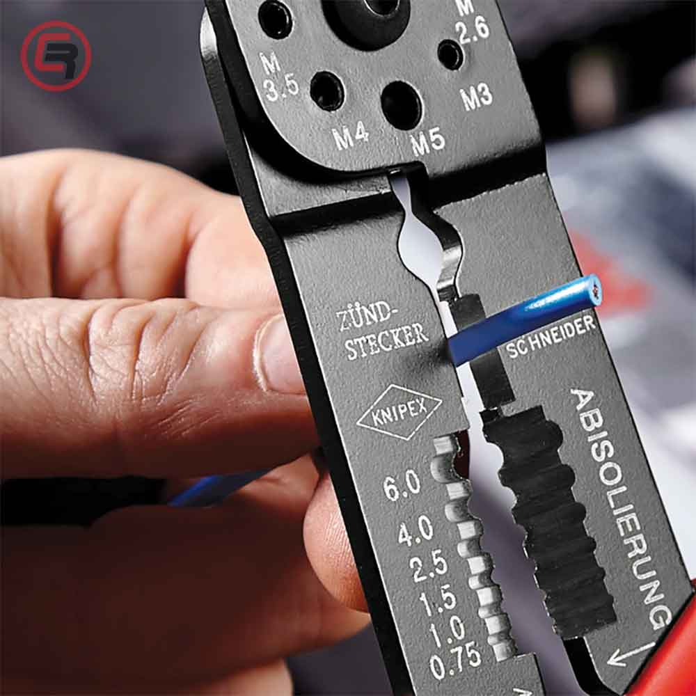 Knipex Kliješta Za Kabl Stopice Neizolirane 0,5 – 6,0 mm2 – 97 21 215 C by Knipex 97 21 215 C Kliješta Za Presanje /