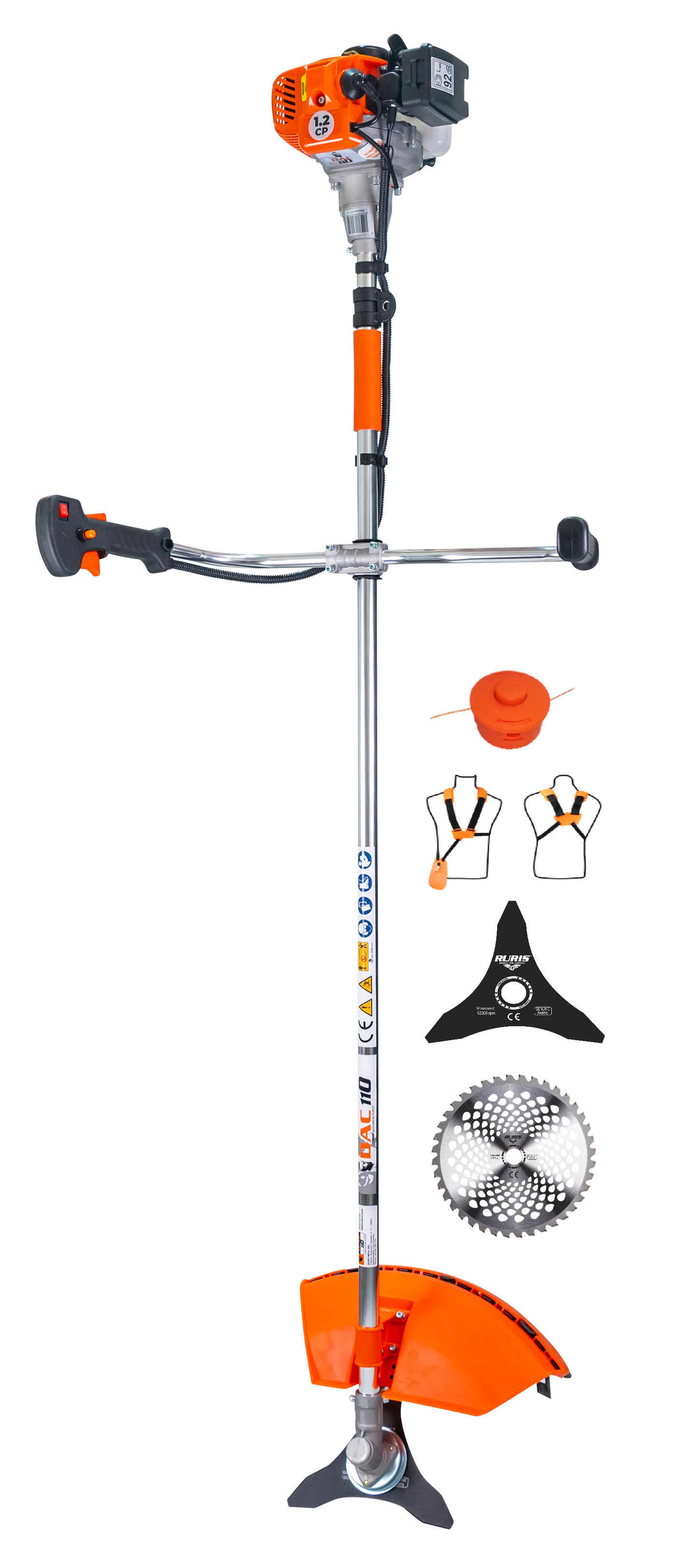 Motorni trimer RURIS DAC 110 1.2KS by RURIS DAC 110 Mašine i uređaji, Motorni trimeri, Svi proizvodi, Vrt i poljoprivreda