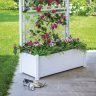 Kutija za cvijeće sa ljestvama Italia bijela Vrtna oprema, Svi proizvodi, Vrt i poljoprivreda