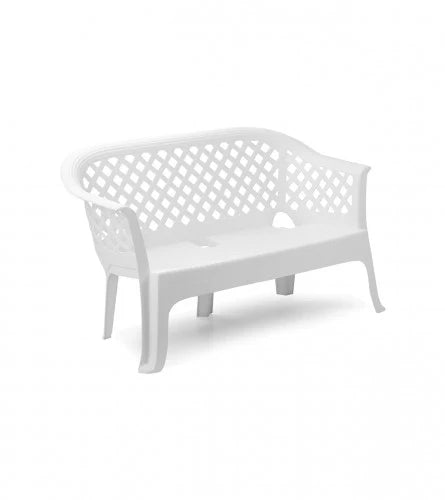 PROGARDEN klupa Lariana bijela 76x134x72cm Svi proizvodi, Vrtna oprema