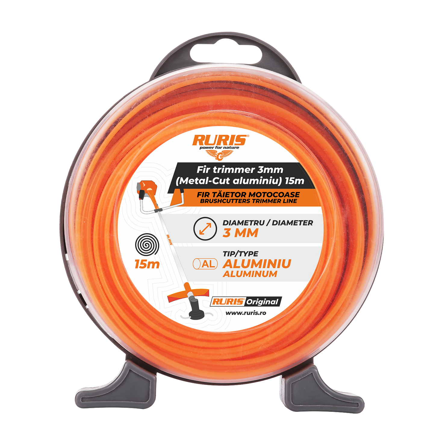RURIS silk za trimer 3.0mmx15m Metal-Cut aluminij Uncategorized