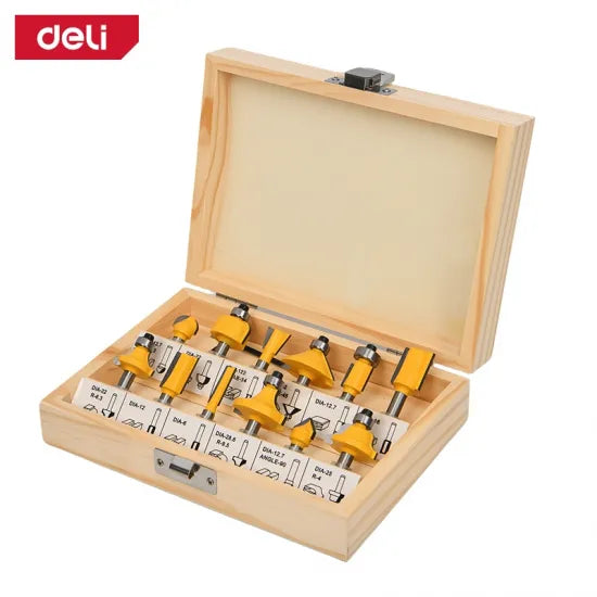 Set glodala za drvo 6mm 12 kom DELI EDH-MXD006-EH1