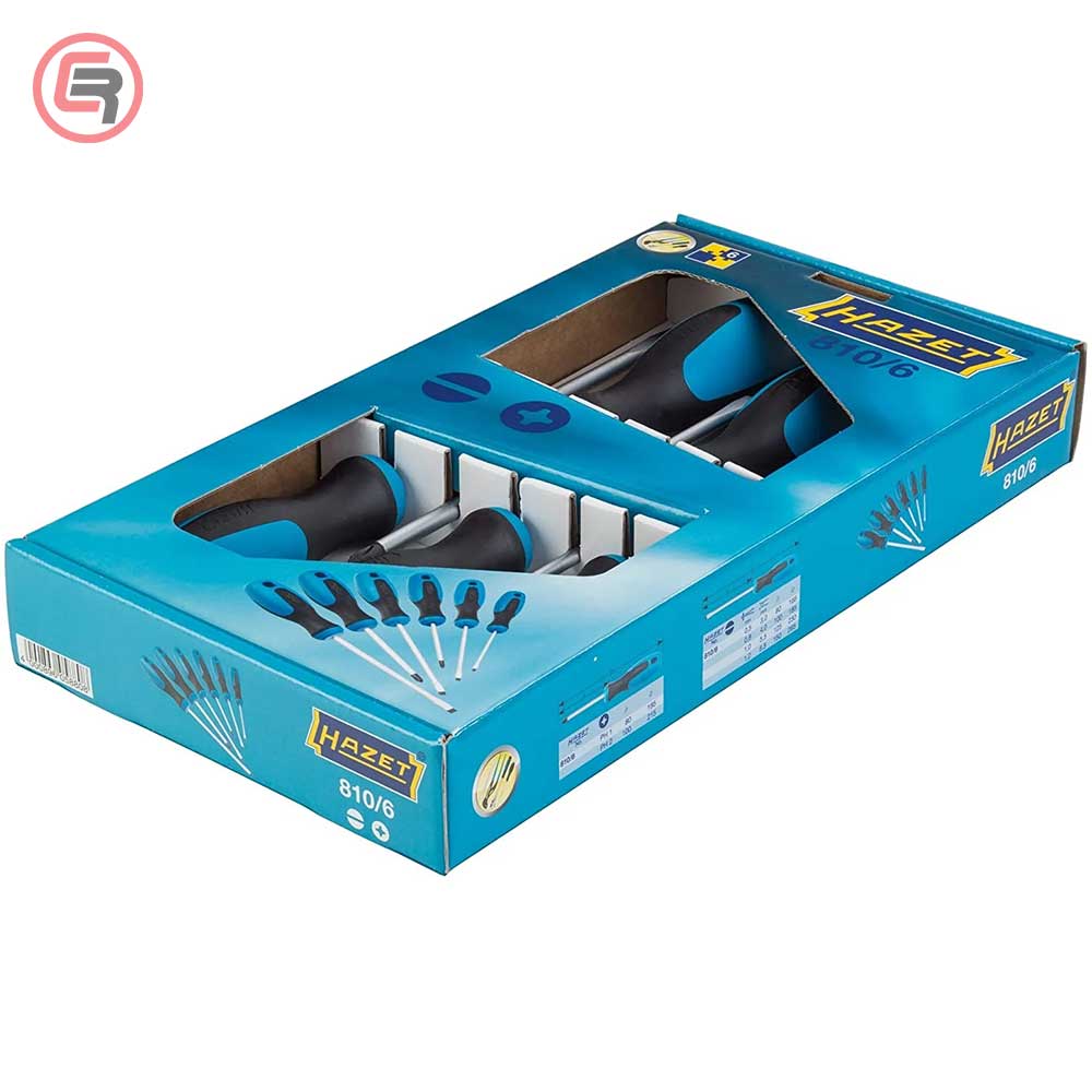 Hazet Garnitura Odvijača 4 plosnata + 2 križna / 6 dijelna – HZ810/6 by Hazet HZ810/6 Garniture / Setovi Alata - detalj 2
