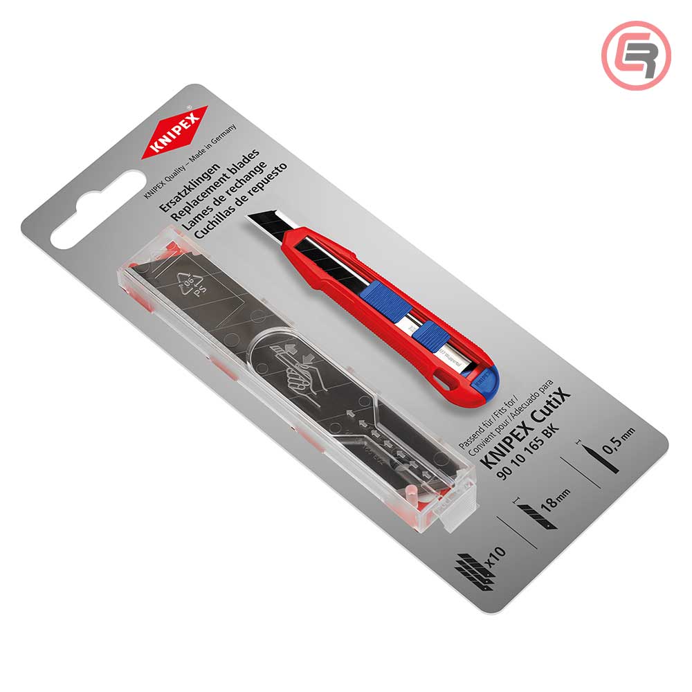 Knipex Oštrice Za Skalper 90 10 165 BK / 10 kom – 90 10 165 E02 by Knipex 90 10 165 E02 Ručni Rezni Alat i Pribor - detalj 3