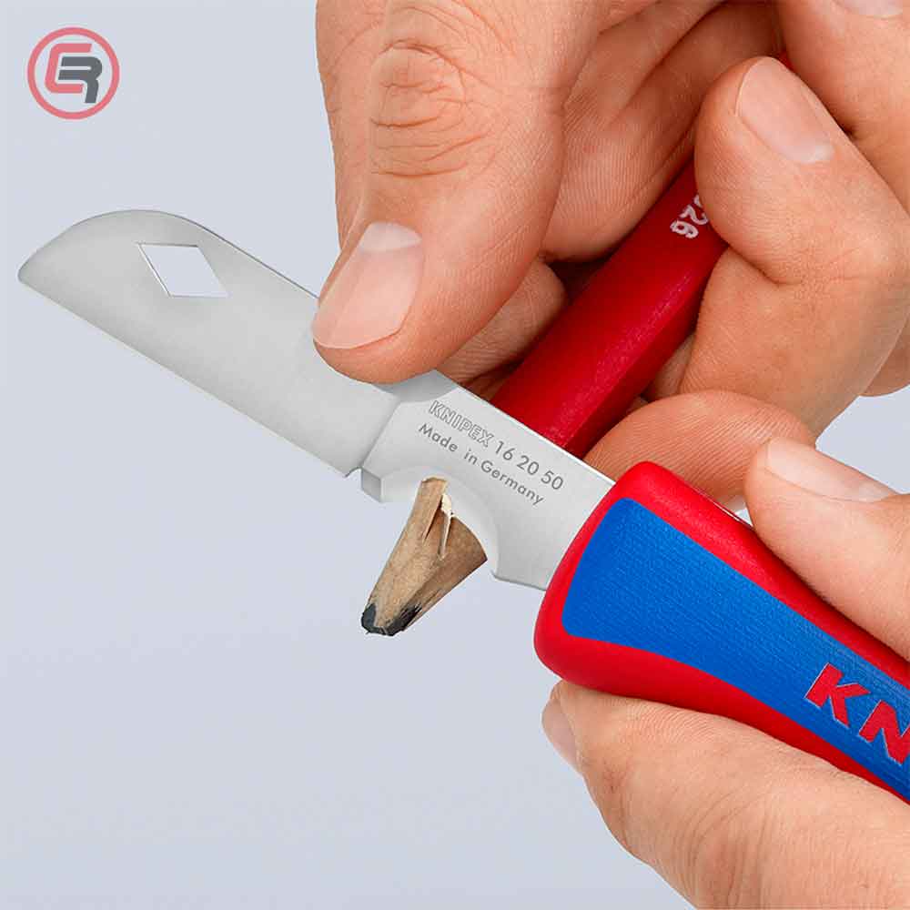 Knipex Nož Sklopivi Električarski 80 / 120mm – 16 20 50 SB by Knipex 16 20 50 SB Alati Za Električare - detalj 5