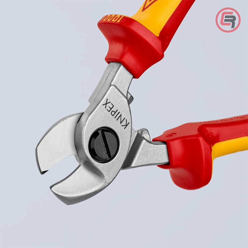 Knipex Škare Makaze 165mm Za Kablove 50mm2 1000V – 95 16 165 by Knipex 95 16 165 Makaze / Škare - detalj 5