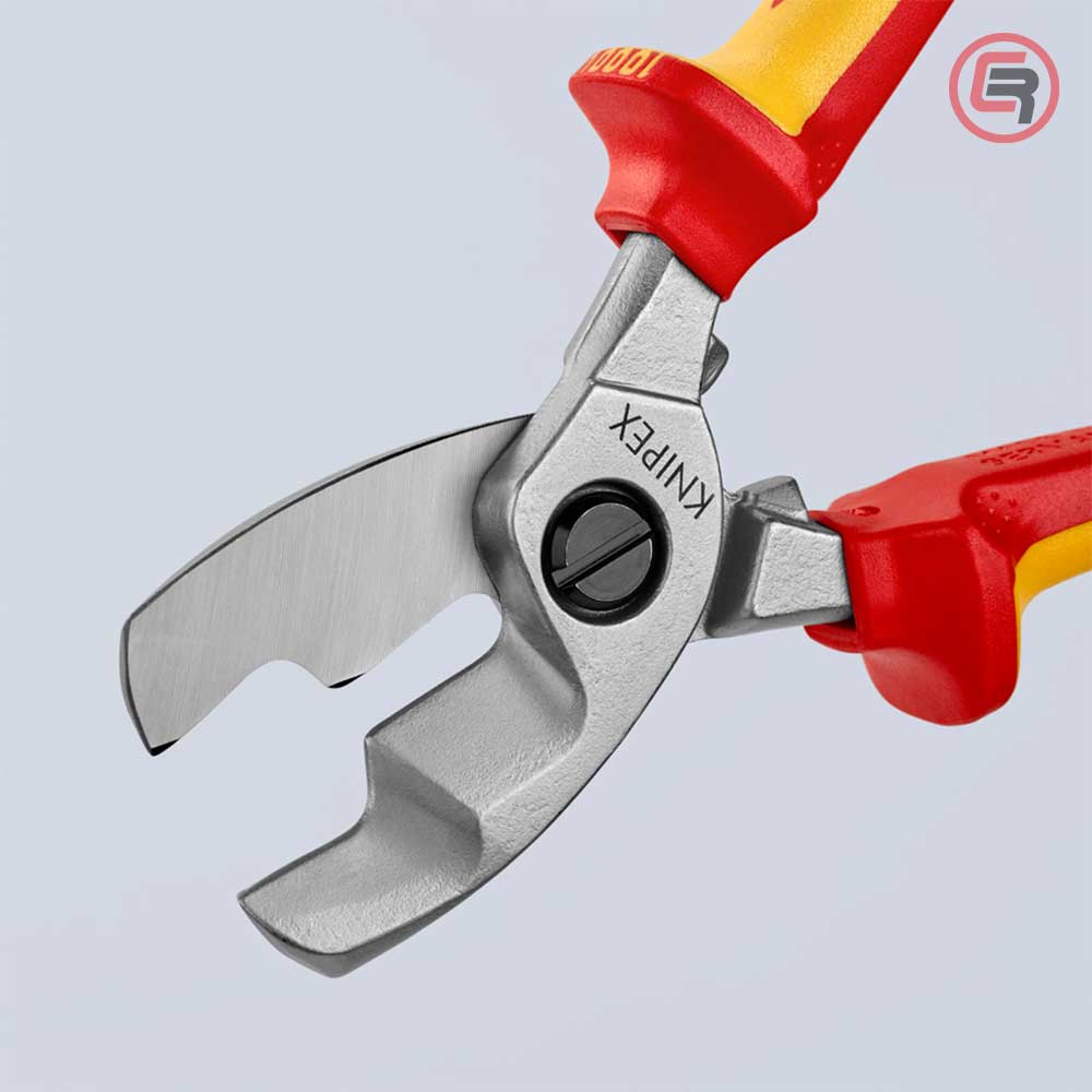 Knipex Škare Makaze Sa Dvostrukom Reznom Ivicom 200mm Za Kablove 70mm2 1000V – 95 16 200 by Knipex 95 16 200 Makaze / Škare